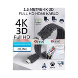 Ata Elektronik 1.5 Metre 4k 3d Full Hd Hdmı Kablo Box Tv Ps3 Ps4 Ps5 Xbox Xiaomi Mibox 4k Tv Pc