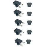 ATA ELEKTRONİK 10 Adet - Amerikadan Gelen Ürünleri Türkiye Priz Ucuna Çevirici Jak Soket Aparat Connektör Konnektör