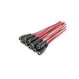 ATA ELEKTRONİK 10 Adet Dc Dişi 12v Fiş Dc Adaptör Kablo Konnektörü Güvenlik Kamerası 5.5*2.1mm 5.5x2.5mm
