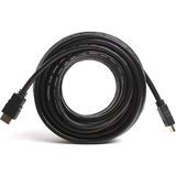 Ata Elektronik 10 Metre 10 mt Hdmı Kablo Pc ile Tv Arası Ses ve Görüntü Kablo Gold Altın Kablo Full Hd Siyah
