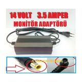 Ata Elektronik 14V 3.5A Lg Samsung Uyumlu Monitör Syncmaster S22C300H P2770 SA350 UE590 S27D360H UN22F5000AF S27B350H S27E390H Adaptörü - Iğne Uçlu