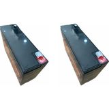 Ata Elektronik 2 Adet 6 Volt 12 Amper 6V 12AH Akü 6V 12AH 6 Volt 12 Amper Batarya Pil
