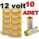 Ata Elektronik 2 Kart 10 Adet Oyuncak Alarm Araç Garaj Kepenk Kumanda Pili 23 A 12 Volt Alkalin Pil 23A 12V 23A Alkalıne Pil Alarm Kumandası Kapı Zili Pili 10 Adet