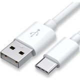 Ata Elektronik 2 Metre 3 Amper 2 Metre 3 Amper Xiaomi Redmi Note Huawei Samsung Lg Sony Oppo Ps5 Xbox X/s Nspor Nintendo Gamepad Oyun Kolu USB Şarj Kablosu Type C Kablo Type-C - Beyaz