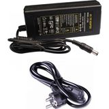 Ata Elektronik 24 Volt 3 Amper Matkap Barkod Yazıcı Printer Terazi Yazarkasa Adaptörü 24V 3A Plastik Masa Tip Adaptör Trafo - Siyah - YOK