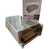 Ata Elektronik 24 Volt Ile Çalışan Motor Su Pompası Şerit LED Robur Bar Modül LED Adaptörü Trafo 24V 25A 600W + Fanlı