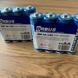 ATA ELEKTRONİK 2Li Paket 8 Adet Çelik Çinko Orbus Aa Kalem Tip Pil Batarya - Oyuncak Kumandasi Pili 1.5V