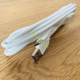 Ata Elektronik 3 Amper 2 Metre - Samsung S8 S9 S10 Huawei Xiaomi Oppo Samsung Htc iPhone Xiaomi Redmi Note 8 8 Pro 9 9 Pro 10 Pro Fast Uyumlu Şarj Kablo Hızlı Type C USB Type C Kablo Beyaz Renk