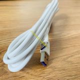 Ata Elektronik 3 AMPER 2 METRE - Xiaomi Mi uyumlu Type C Type-C USB Data Şarj Şarz Kablo 2mt 3A - Beyaz
