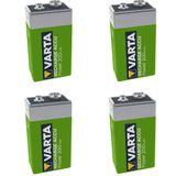 ATA ELEKTRONİK 4 Adet Varta 9 Volt 200 9V 200Mah Şarj Edilebilir Kare - Sensör Dedektör Radyo Pili