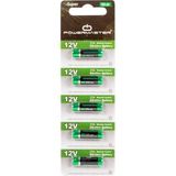 Ata Elektronik 5 Adet 27A 12V Spesifik Pil 27A-C5 27A 12 Volt Alkalin Kısa Ince Kalem Alarm Kumandası Pili Powermaster - 5'li