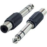 Ata Elektronik 5 Adet 6.3mm Aux Ses Av Audio Jack Aparat Çevirici Jak Mikrofon Ses Rca Dönüştürücü Rca Tos