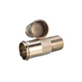 ATA ELEKTRONİK 5 Adet düz HIZLI SÖK TAK Tip Vidalı Metal F Konnektör Uydu Anten Lnb Kablo Ucu Konnektör