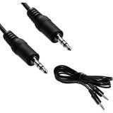 Ata Elektronik Aux To Aux 3.5mm Jack Girişli Müzik ve Ses Aktarıcı Kablo Aux Ses Kablosu Oto Araç Teyp Kablo Müzik Bağlantı Aux Ses Kablosu Stereo Erkek Erkek 3.5 mm Steryo Kablo - 1.5 metre