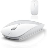 Ata Elektronik Beyaz Renk Slim Sessiz KABLOSUZ WİRELESS MOUSE MAUS 2.4G