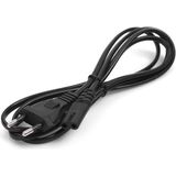 Ata Elektronik Güç Kablosu 2 Pin IEC320 C7 Güç Uzatma Kablosu Dell Laptop Şarj Canon Epson Yazıcı Radyo Hoparlör Ps2 Ps4 Elektrik Kablosu 2 Oluk