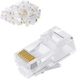 ATA ELEKTRONİK Kaliteli Rj45 Cat5 / Cat5E Ethernet Konnektör Soketi (100 Adet) Rj45 Konnektör 100Ad