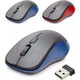 Ata Elektronik LED Tv Android Tvbox Xbox Uyumlu Kablosuz Mouse Fare 2.4g Wıreless USB 10 Metre Çekim Mesafesi - Mavi - Siyah