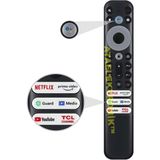 Ata Elektronik - SES KOMUTLU - Tcl 55P635 65C645 50P735 58P633 55C745 Uydu Alıcılı 4K Ultra Hd Google LED Tv Kumandası - Ses Komutlu