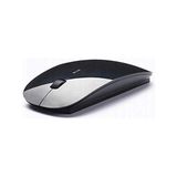 Ata Elektronik Slim İnce MOUSE Piano Black Parlak Siyah Kablosuz Optik Fare Maus 2.4Ghz - Koyu Siyah