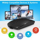 Ata Elektronik Slim Şarj Edilebilir Rechargeable Wireless Mouse 2.4 KABLOSUZ MAUS - Gri