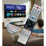 Ata Elektronik Toshiba CT-8561 Ct 8561 Tv Kumandası RC42150P RC45151 RC45150 43UK3163DG 50UK3163DG 55UK3163DG 65UK3163DG 43L3863DA 43V5863DA Led'ler ile UYUMLURC42150P RC45151 RC45150 43UK3163DG 50UK3163DG Kumanda