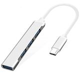 ATA ELEKTRONİK Type - C To Usb Hub 4 Port Çoklayıcı Macbook Ile Uyumlu Çoğaltıcı Adaptör 4 Port Type - C To Usb 3.0 Çoklayıcı Usb Smart Hub