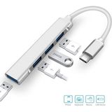 Ata Elektronik Type-C To USB Hub Dönüştürücü Type-C USB 3.0 Hub USB3.0 Çevirici Dönüştürücü Adaptör TypeC To USB - Gri