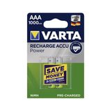 Ata Elektronik Varta 1000 Ince Aaa Şarj Edilebilir Pil - El Fenerleri Için Aaa Ince Şarzlı Pil Aaa - 2'li