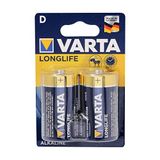ATA ELEKTRONİK Varta Longlife Extra Ekonomik Alkalin Seri Büyük Pil - D 2'Li Model Kodulr20Pil Tipitek Kullanımlık Pillerpil Türüd Büyük Boy Pilvoltaj (V)1,5 V