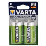 ATA ELEKTRONİK Varta Şarjli Orta Boy Pil D Boy 3000 Mah 2Li 3000 Miliamper D Orta Boy Şarzli Pil