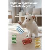 ATA HOME 16’lı Kedi Oyuncak Yay Seti Kediler İçin Eğlenceli Ve Hareketli Zıplayan Kedi Oyuncağı Karışık Renk