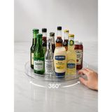 Ata Home 360 Derece Dönen Organizer Mutfak Dolap Içi Organizer Buzdolabı Içi Düzenleyici Organizer Dolap Düzenleyici Stand Tabla Döner Organizer - Şeffaf