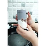 ATA HOME Gramaj Ayarlı Tuşlu Basmalı Tuzluk Baharatlık Yeni Nesil Dozajlamalı Tuzluk Şekerlik Biberlik Gri