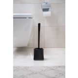 ATA HOME Silikon Klozet WC Tuvalet Fırçası Siyah Kare