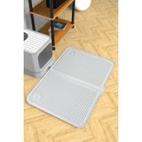 Ata Home Silikon Mama ve Kum Matı Havuzlu Yıkanabilir Kedi Tuvaleti Önü Kedi Kumu Paspası Büyük Boy 40 x 60 cm