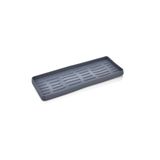 ATA HOME Silikon Sabunluk Organizer , Sabunluk Altlığı , Sıvı Sabun Standı Antrasit 26x10 Cm -m2
