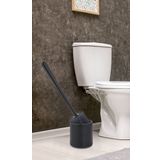 ATA HOME Silikon WC Tuvalet Banyo Fırçası Klozet Fırçası Siyah Oval