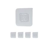 ATA HOME Yedek Yapıştırıcı Sticker Duvar Yapışkan Sihirli Banyo Düzenleyici Yedek Yapıştırıcısı 4 Adet Turuncu
