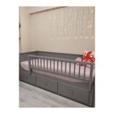ATA-MER WOOD PRODUCTS 150x50 (GRİ) HEMNES DİVAN BARİYER, TRABZAN, KORKULUK
