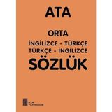 Ata Orta İngilizce - Türkçe, Türkçe - İngilizce Sözlük (Plastik K