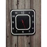 Ata Store Atastore Duvar Saati Ev Ofis İşyeri Taraftar Renkleri - Siyah / Beyaz - 20 x 20 cm