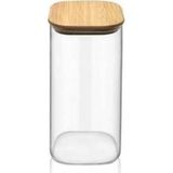 Ata Store Bambu Kapaklı Cam Kavanoz 65X90 ROYALEKS-KVN31 - Çok Renkli - 1 Adet - 0 - 249 ml