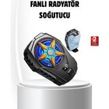 Ata Store Oyun Telefonu Soğutucu Fan – Sessiz ve Kompakt Mobil Soğutma Cihazı - Lisinya - standart