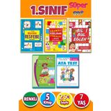 Ata Yayıncılık 1.sınıf Kodlama Dikkat Zeka Resfebe Kelime Oyunları Okuduğunu Anlama(ÖZEL ZEKA SET5 KİTAP)