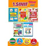 Ata Yayıncılık 1.sınıf Kodlama Resfebe Bil Bul Eğlen Okumax Tüm Dersler( 5 Kitap)