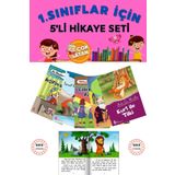 Ata Yayıncılık 1.sınıf Öğrencilerinin Zevkle Okuyacağı 5'li Hikaye Kitabı Seti