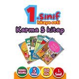 Ata Yayıncılık 1.sınıf Öğrencilerinin Zevkle Okuyacağı 5'li Karma Hikaye Kitabı Seti