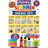 Ata Yayıncılık 1. Sınıf Öğretmen Tavsiyeli Okumayı Sevdiren 16 Sayfa 10 Kitaplık Hikaye Seti -2(Slime Set Hediyeli) - Hayır