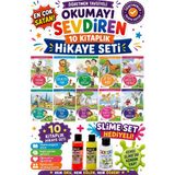 Ata Yayıncılık 1. Sınıf Öğretmen Tavsiyeli Okumayı Sevdiren 16 Sayfa 10 Kitaplık Hikaye Seti (Slime Set Hediyeli) - Hayır
